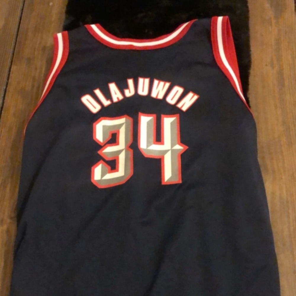 Hakeem Olajuwon Champion Jersey NBA Youth Size XL